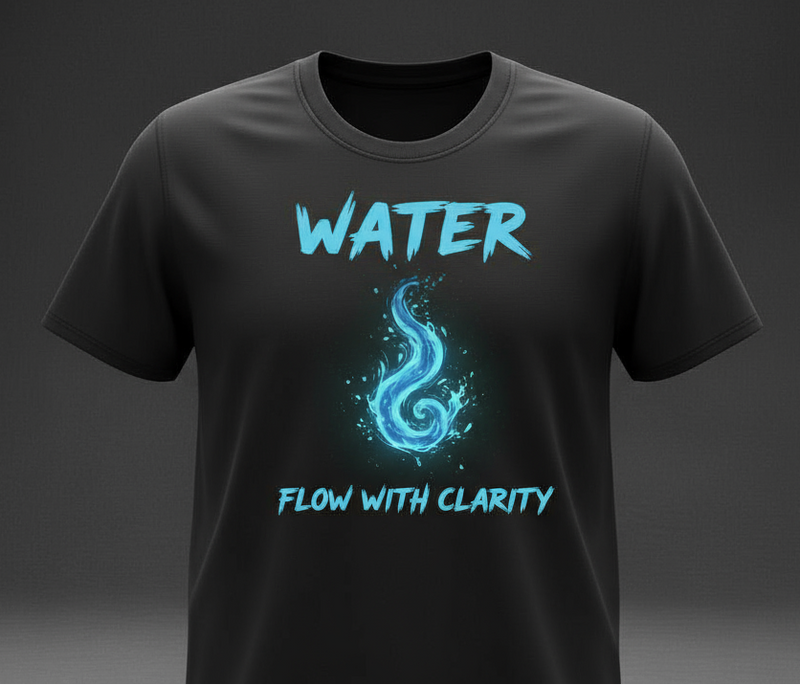 Water Element T-shirt - Flow with clarity
